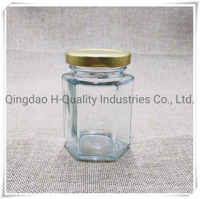 45ml-730ml Six-Sided Glass Bottle, Honey Bottle, Pickles Bottle, Coffee Bottle