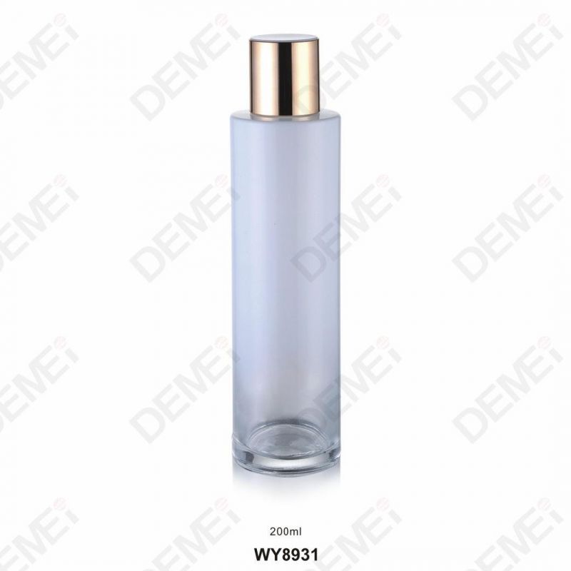 20/30/40/80/100/120/150/200/250ml 30/50/80/100g Cosmetic Skin Care Packaging White Straight Round Toner Lotion Glass Bottle and Cream Jar