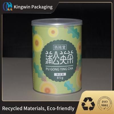 Biodegradable Cylindrical Paper Box Poster Tube Packaging for Small Gift