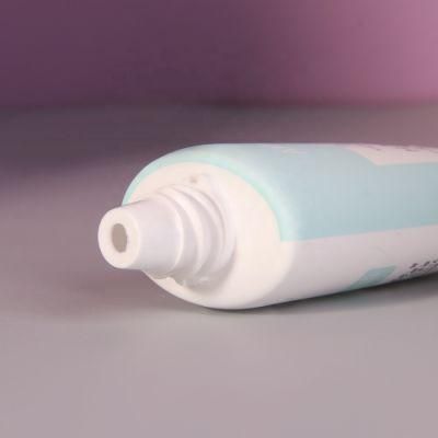 Plastic Soft Cream Tube Flat Oval Shape with Cosmetic Packaging