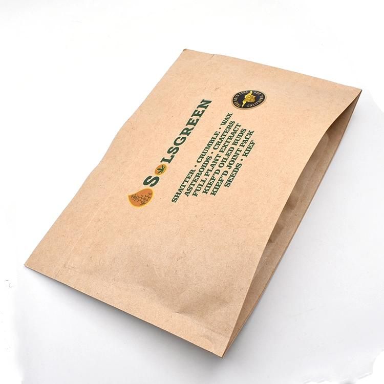 Custom Child Proof Shatter Concentrate Mylar Bag Packaging