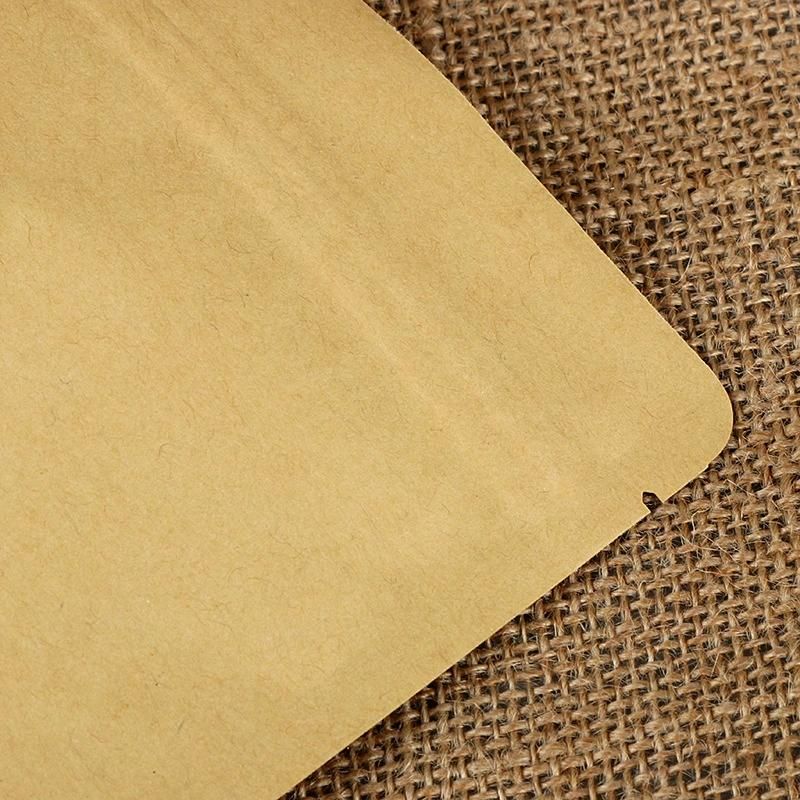 Kraft/Plastic Doypack Zipper Bag with Window