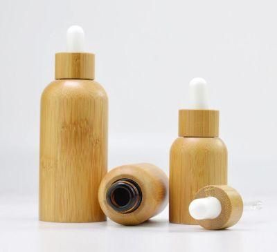 30 Ml / 50 Ml Bamboo Shell Glass Essential Oil Bottle