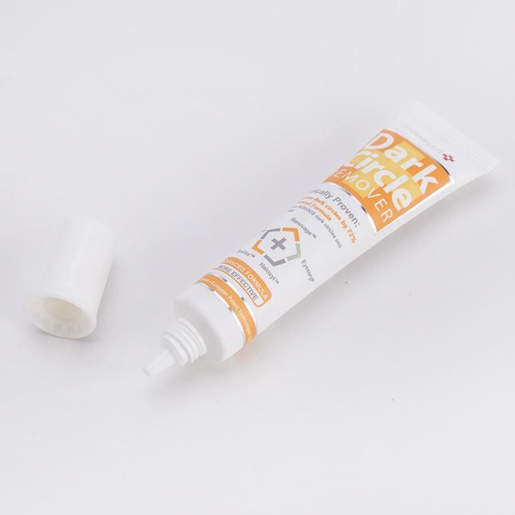 White Lip Balm Plastic Tube with Eye Essence Metal Applicator