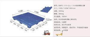 Light-Duty Nestable HDPE Grid-Typy Plastic Pallet with 9-Feet Used in Warehouse