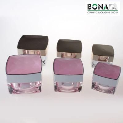 50g High Quality Plastic Jar Double Wall Jar