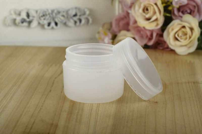 White Color Empty Bottle 30g Plastic PP Cream Jar