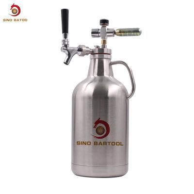 One Gallon Double Wall Growler with Plastic Screw Cap