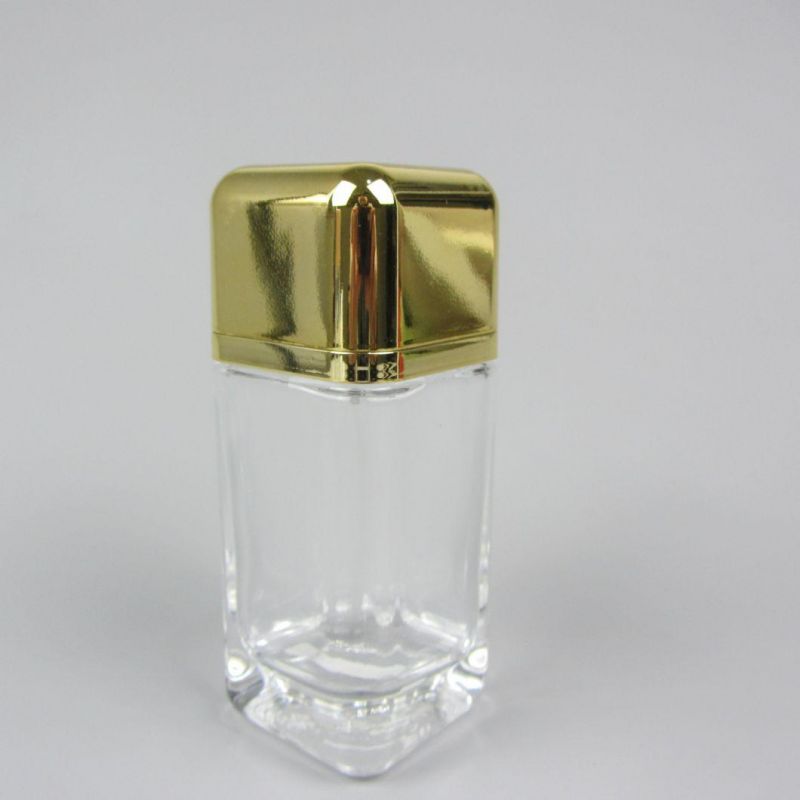 100ml Crimp Square Glass Empty Perfume Spray Bottle