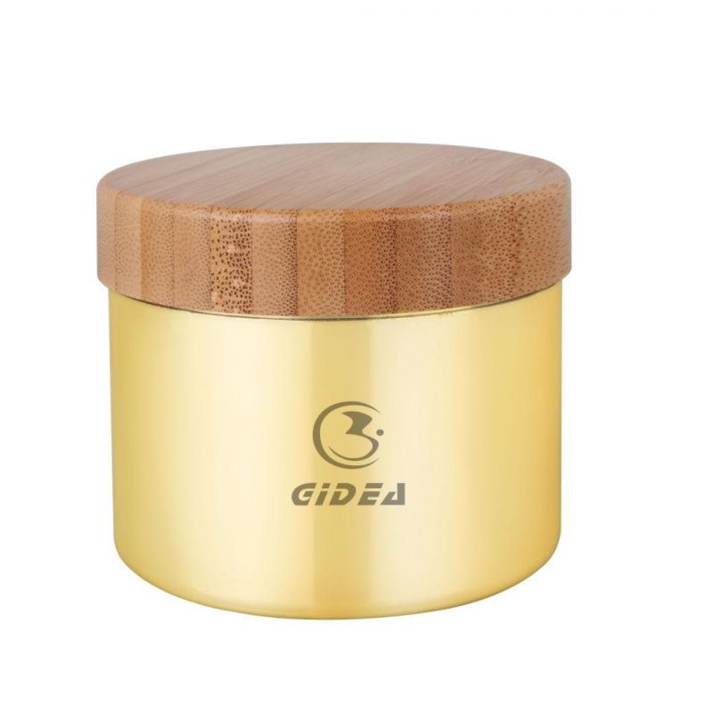 50g 100g 200g 300g 400g 500g 600g Round Bamboo Cosmetic Jars