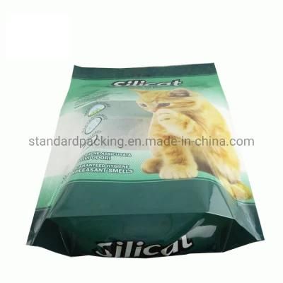 3.8lb 6lb 10lb 15lb 2kg 3kg 5kg Cat Litter Polyethylene Stand up Packaging Bag with Design Printing