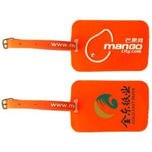 Orange Good Quality Customized Hot Sale PVC Luggage Tag