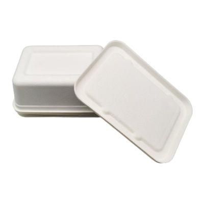 650ml Food Packaging Box Biodegradable Lunch Supplier Container Plastic Tray
