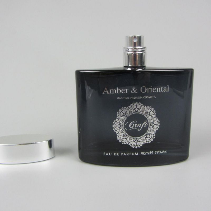New Style Cap Atomizer 100ml Spray Glass Perfume Bottle