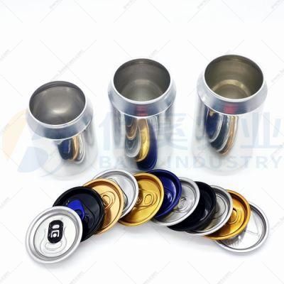 250ml Stubby Standard Aluminum Beverage Cans with 202 Sot Lids
