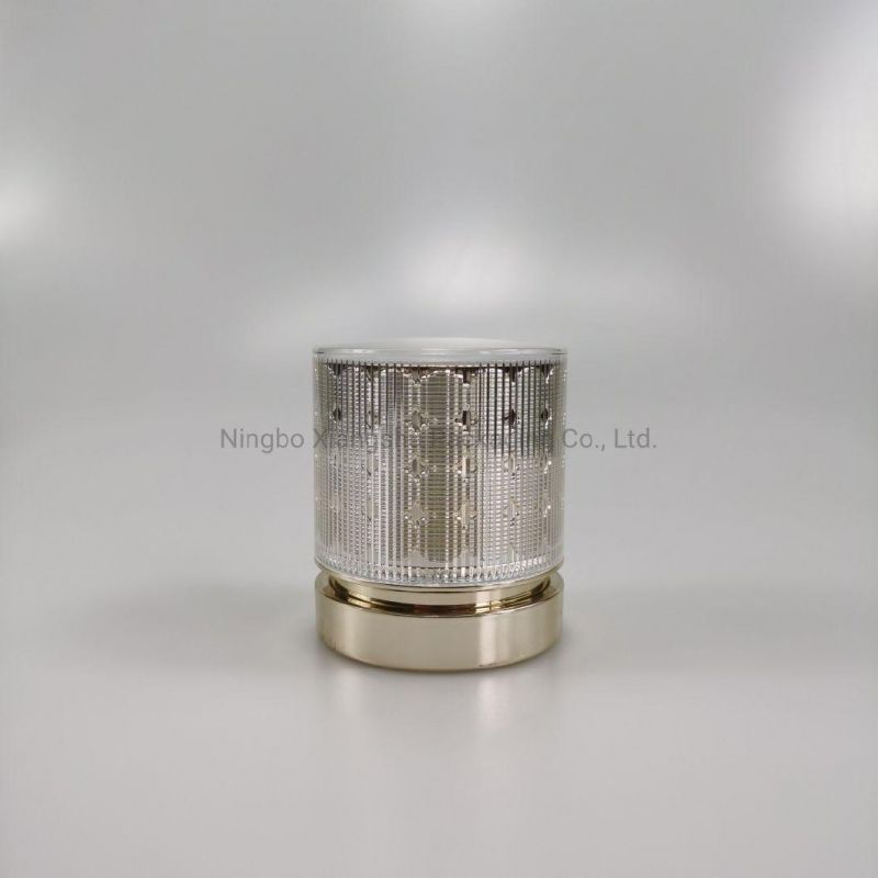 Manufacturer 50g Golden Unique Cosmetic Packaging Cream Bottle Acrylic Plastic Jar