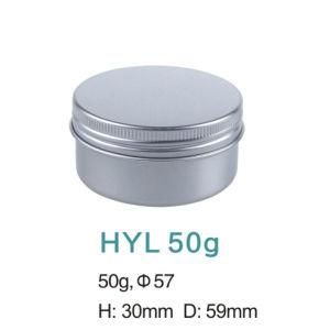 50g Screw Cap Hand/Facial Cream Aluminium Container/Jar/Cans