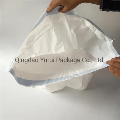 Heavy Duty Refuse Sacks Large Size 80L White Drawstring Garbage Bag Roll