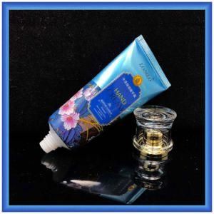Custom New Luxury Aluminum Plastic Cosmetic Packaging Soft Tube with Acrylic Caps for Hand Cream