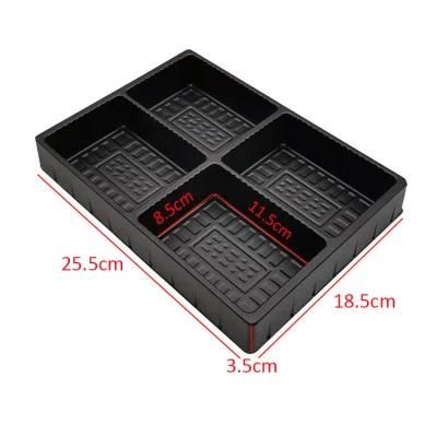 4 Compartment Blister Food Cookies Candy Plastic Insert Tray Pack