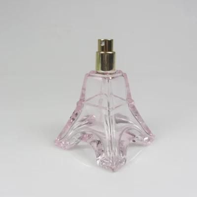 Special Crystal Clear Glass Perfume Bottle with Cap