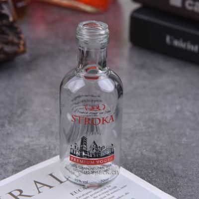 Glass Liqueur Bottle for Tequila, Gin, Rum Package