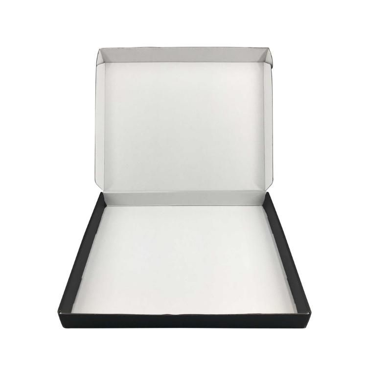 Folding Black Corrugated Kraft Paper Gift Packaging Boxes