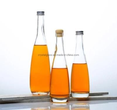 330ml 500ml Fruit Juicer Ice Wine Glass Bottle with Cork