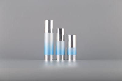 Wholesale 15ml 30ml 50ml Slik-Screen Printing Clear Serum Airless Bottle with Pump