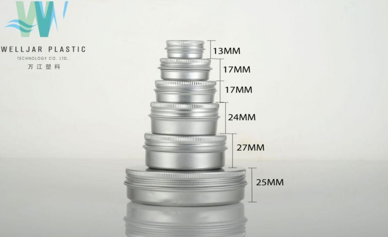 Cosmetic Sample 5g10g15g30g50g100g Aluminum Cream Jar