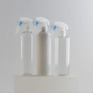 400ml Pet Plastic Round Shoulder Hand Trigger Garden Watering Hair Care Cosmetic Mist Spray Bottle