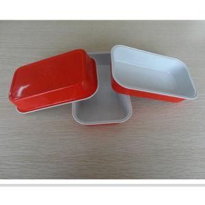 Smooth Wall Red Lacquered for Catering Aluminum Foil Container