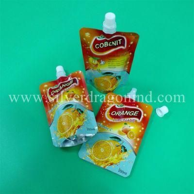 Stand-up Spout Pouch for 200ml Juice Packing