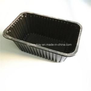 Recycled Black Pet Deep Food Container