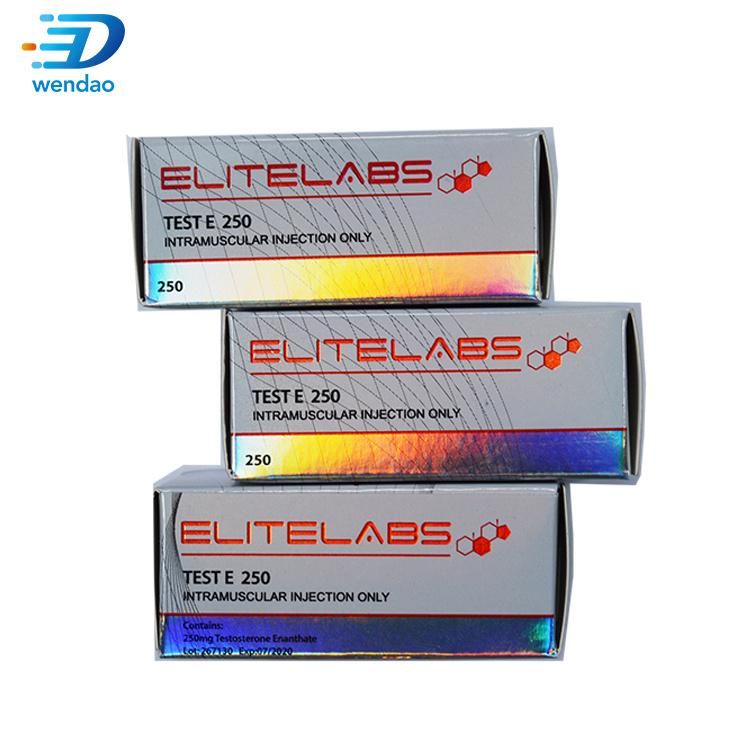 Steroids Oil Packaging Custom Design and Printing Eco Friendly Recycled Paper Boxes for Vial 10ml 30ml 50ml