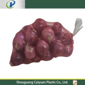 Durable Onion Potato Vegetable Firewood Seafood Packaging Packing Plastic Vegetable PP Tubular Leno Mesh Bag