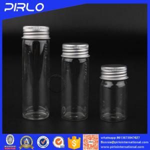 (20ml 35ml 45ml) Thread Neck Glass Vials with Metal Cap Cosmetic Glass Vials 28mm Neck Size