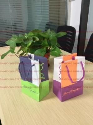 100% Biodegradable Paper Bag Art Paper/Cardboard with Custom Logo Printed