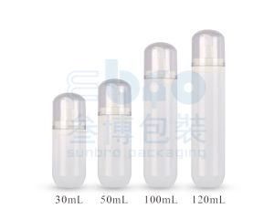 30ml/50ml/100ml/ Cosmetic Packaging Round Airless Lotion Bottle