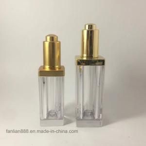 15 30 50ml Square Essential Oil Bottles for Serum and Essence