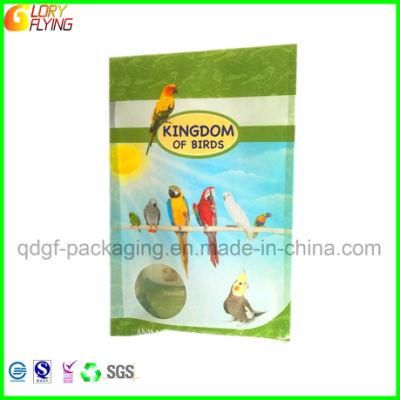 Stand up Plastic Zipper Bag for Packing Bird Foods/ Food Packaging
