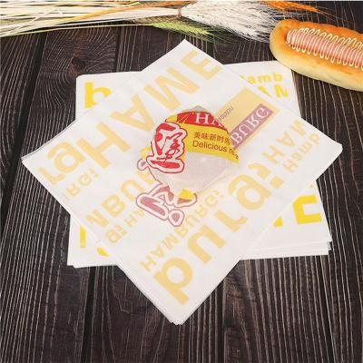 Cover Hamburger Sandwich Burger PE Coated Cardboard Sheet Paper