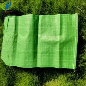 China Hot Sell Green Color Trash Building Garbage PP Woven Bag