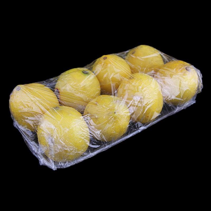 Rectangular container transparent clamshell packaging plastic dry fruit box mushroom packing tray