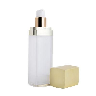 50ml 60ml Square Cosmetic Acrylic Airless Bottle