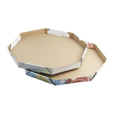 Customized Printing Disposable Pizza Food Packaging Corrugated Cardbord Paper Box