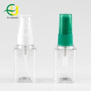 Square Plastic Packaging Bottle for Cleaning with Mist Sprayer Pump
