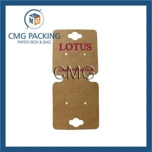 Customized Black PVC Plastic Jewelry Display Card (CMG-035)