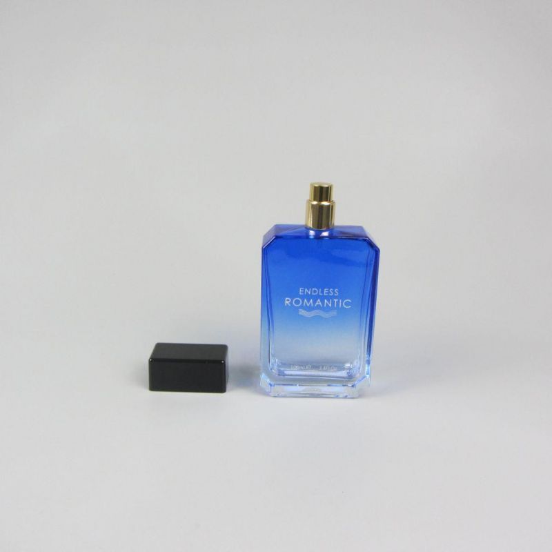 Eco-Friendly 100ml Square Glass Perfume Bottle