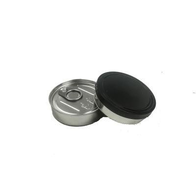 Pressitin Self Seal Tin Can with Plastic Clear or Black Lids for Food Canning 3.5g Tin Cans